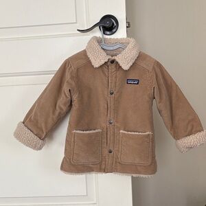 Tan Sherpa-Lined Jacket